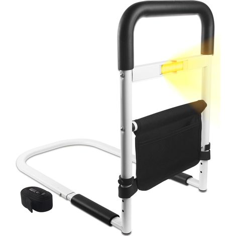 Barrière de lit pour personnes âgées, Barre de lit adulte avec lumière de mouvement (1/5)