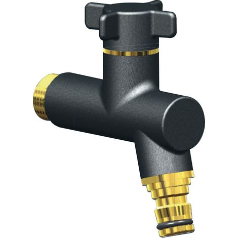 Robinet de jardin antigel OSLO vertical Mâle 1/2'' (15/21) - Manganèse - ANQUIER