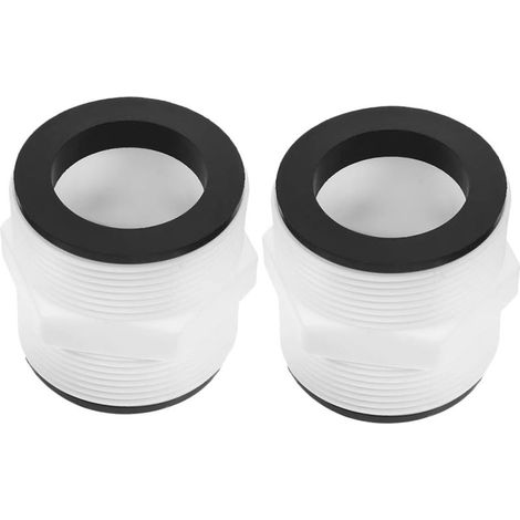 2-teiliges Schlauchadapter-Set, Anschluss für Pumpe und Skimmer, einfache Installation, kompatibel mit privaten und öffentlichen oberirdischen Teichen (1/5)