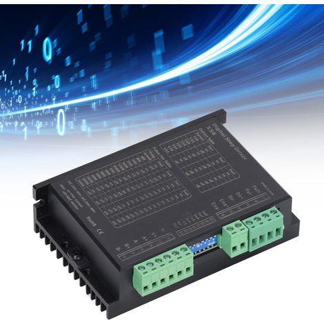 Pilote de moteur pas à pas biphasé CNC, DC2450V/AC2040V, 1.04.5A, résolution 25600 pas/tour, compatible avec les moteurs pas à pas Nema42/57/60. (1/5)