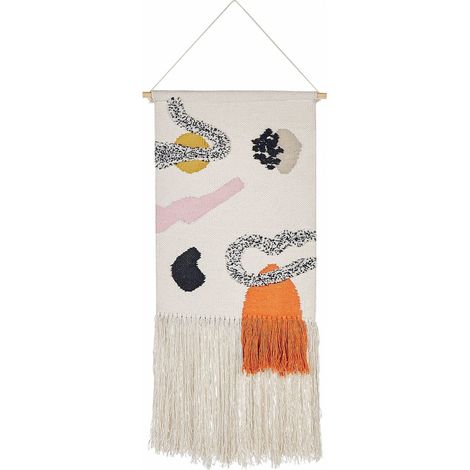 Fabric Wall Hanging KALAT Cotton 123 cm Multicolour