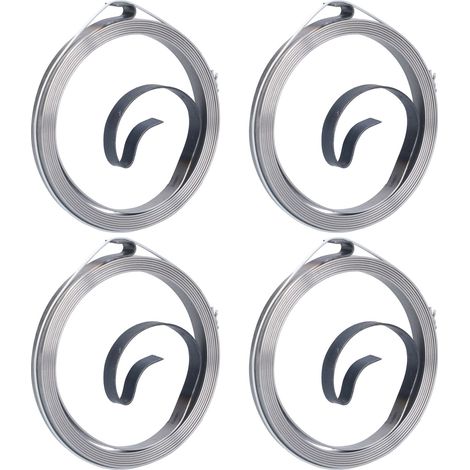 10 pièces Ressort de lanceur à tirette, bobine de démarrage métallique, accessoire pour moteur à essence 168F 170F (1/5)