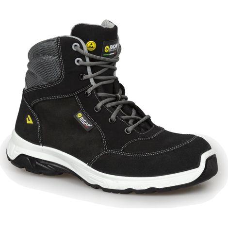 Bicap Ghost Mid S3 ESD SRC hohe Sicherheitsschuhe - 43 EU - Schwarze