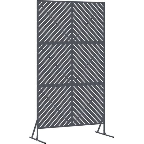 Maison Exclusive - Sichtschutz Anthrazit 100 x 50 x 180 cm Stahl