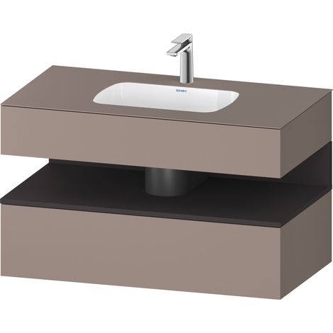 Duravit Collection One lavabo empotrado con base de lavabo (1/2)
