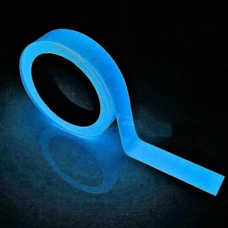 Irovami Ruban phosphorescent 3m – Autocollant, escaliers/murs – Idéal pour sécurité, urgence, visibilité (1/5)