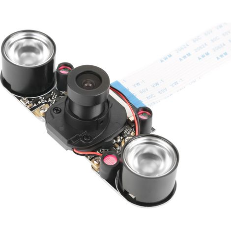 Module caméra 5MP avec vision nocturne, commutation automatique et filtre IR-CUT pour carte de développement Raspberry Pi (1/5)