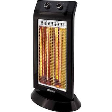 Olimpia Splendid 99579 Carbon Black Stufa a Infrarossi 1100 W 2 livelli potenza oscillazione 90° 45 m³ colore Nero (1/3)
