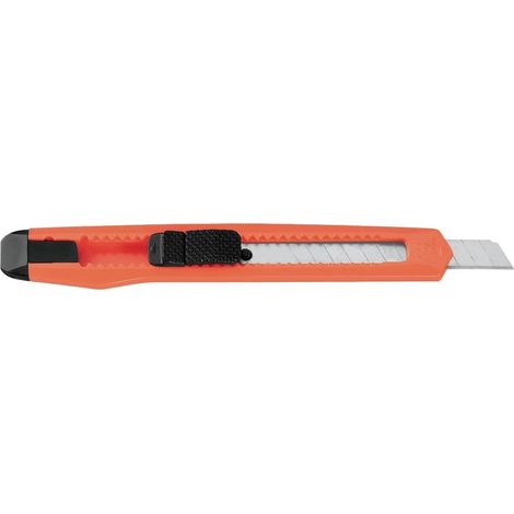 Cutter plastique économique CUTTER ÉCO 9 MM - BOITE 24 CUTTERS