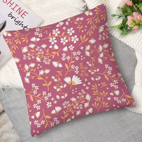 Housse de Coussin décoratif fleurs de cerisier (1/5)