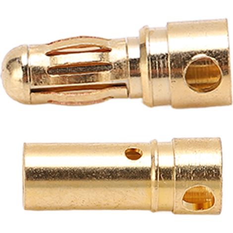 Connectique 10 pcs fiche banane femelle 3.5mm, connecteur plaqué or cuivre pur, accessoire de test électronique, mesure précise (1/5)