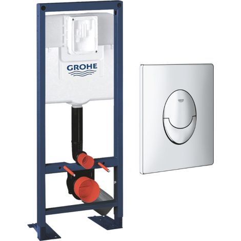 GROHE - Bati support pour wc Rapid SL 1.13 m x 0.42 m avec plaque de commande chrome (1/4)