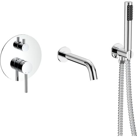 Rubinetto per vasca da bagno VEO cromato, a parete, Besco (1/5)