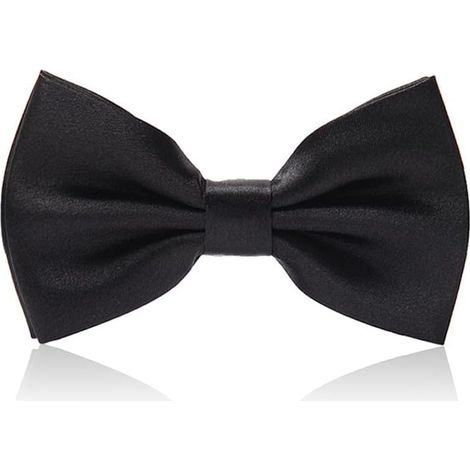 pré-noeud papillon pour hommes robe de soirée noeud papillon noeud papillon formel réglable, adapté pour les fêtes (noir, 1 pièce) (1/5)