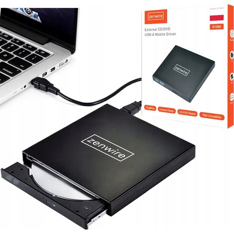 Lecteur CD-R/DVD-RW/ROM externe portable Zenwire SY886