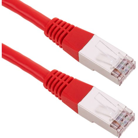 BeMatik - Câble réseau Ethernet FTP Cat.6 rouge 1 m (1/5)