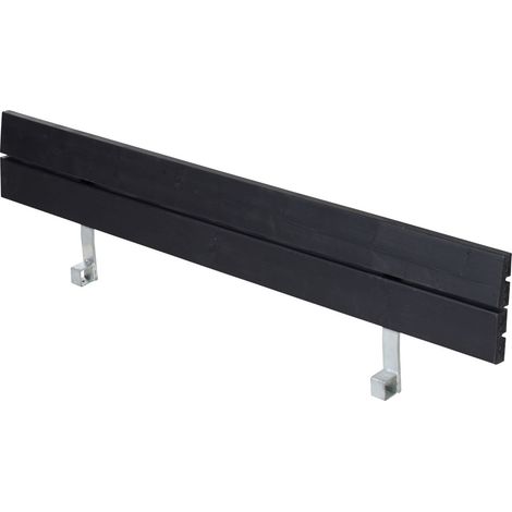 Plus Rückenlehne Zigma 166 cm schwarz Gartenbänke
