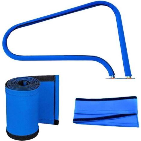 Couverture de main courante de piscine, couvertures de main courante de piscine de 6 pieds avec velcro antidérapante poignées de poignée de rail de sécurité pour piscines 6ft (1/4)