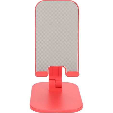 Roter Tisch-Handyständer, rutschfester Boden, höhenverstellbar, multifunktionaler Ständer für Smartphones von 4,7 bis 7,9 Zoll, freihändig (1/5)