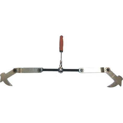 Urko – Clameau de charpente 4004-J ouverture max 60 cm – Capacité de serrage 60 cm – 2 crochets dentés – 1527500 (1/3)