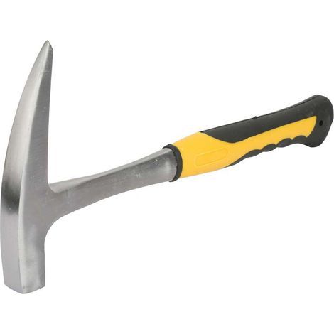 Doppelkopf-Geologiehammer mit flacher Backe für Ziegelsteine (Größe L) (1/5)