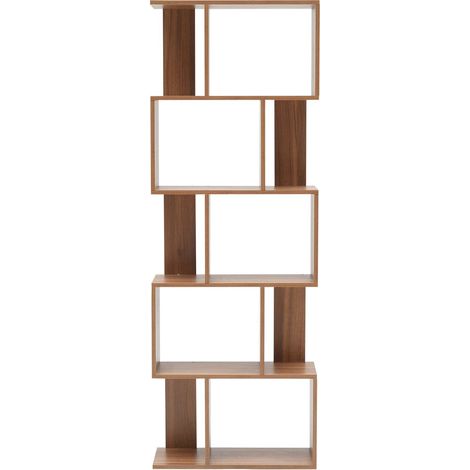 Rebecca Mobili Estantería Librería 5 Repisas Moderno Madera 172,5x60x24,5 (1/5)