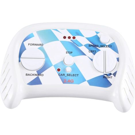 Auto elettrica per bambini, telecomando Bluetooth 27 MHz, parti di veicoli elettrici per bambini, controllo bianco