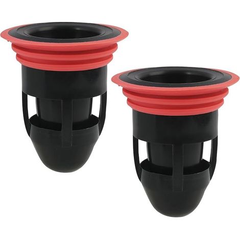 Lot de 2 Bouchons Anti-Odeur pour Égout de Douche - Drain de Plancher41-50mm - Matériau ABS de Haute Qualité - Installation Facile - Prévention des Refoulements et des Odeurs,bonde Anti Odeur Douche (1/5)