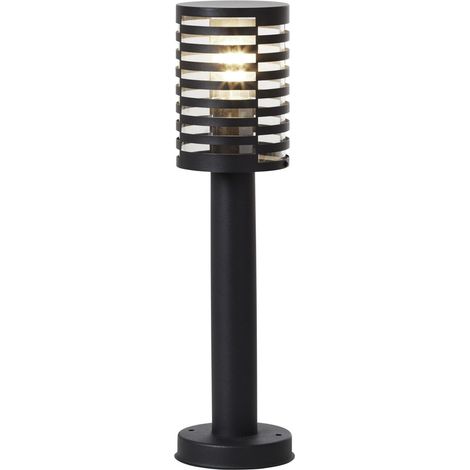 BRILLIANT Lampe, Venlo Außensockelleuchte 50cm schwarz matt, Edelstahl/Kunststoff, 1x A60, E27, 40W,Normallampen (nicht enthalten) (1/4)