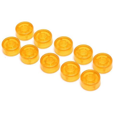 10 embouts de pédale d'effet pour guitare, antidérapants et colorés.
