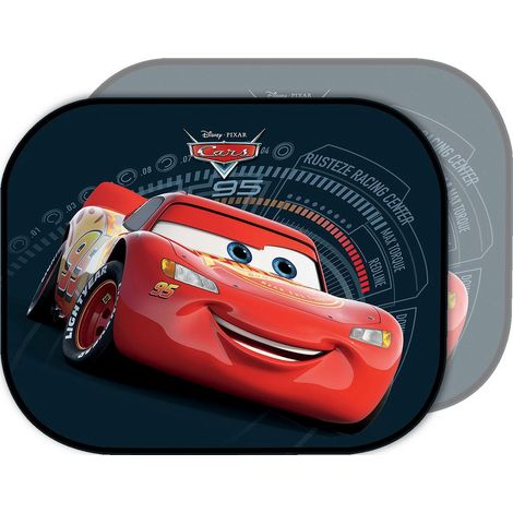Coppia di tendine laterali parasole auto Cars Saetta Mc Queen bambino (1/5)