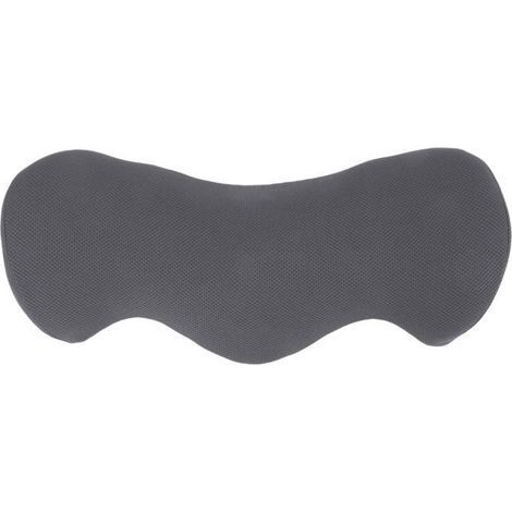 BelleRise – Lendenkissen – Memory-Schaum 50 × 21 cm – Lindert Rückenschmerzen – Für Bett und Sitz – Grau (1/5)