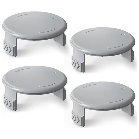 Pair 4 Pièce Couvercle de Bobine Compatible avec Ryobi Coupe Bordures, AC14HCA Capuchon de Bobine, Tondeuse Capuchon de Bobine Ressorts pour Ryobi Debroussailleuse (1/5)