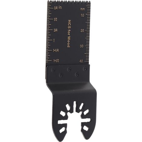 Lot de 10 lames de scie oscillantes multifonctions de 35 mm en acier à haute teneur en carbone, à dents fines (1/5)