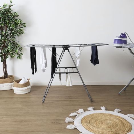 Etendoir à Linge - JE CHERCHE UNE IDEE - 15 Mètres - Compact - Ailettes Rabattables (1/5)