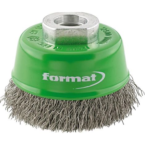 Topfbürste rostfrei M14 gewellt 60x mm FORMAT (1/3)