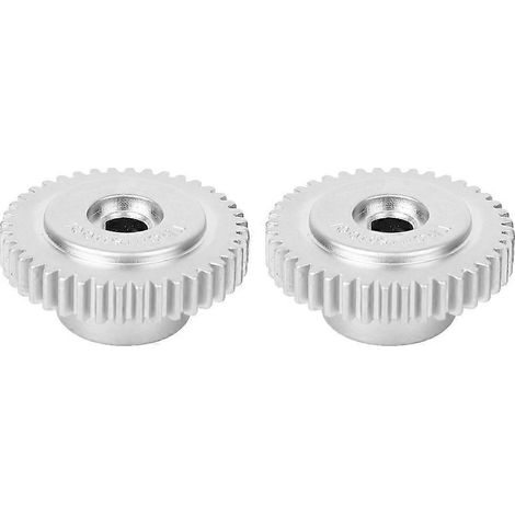 Engrenage à trou en D en métal haute résistance, 40 dents, pièces pour robots industriels, alésage central de 6 mm