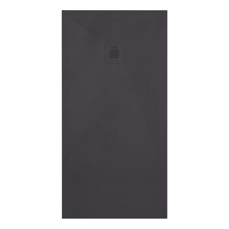 ONDEE - Plato de ducha NOLA 3 - Puede cortarse - 90x180x3cm - Resina - Negro (1/5)
