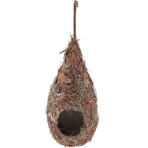 Nid D'oiseau De Paille Naturel à La Main Perroquet Nid D'élevage Nid D'élevage (1/5)