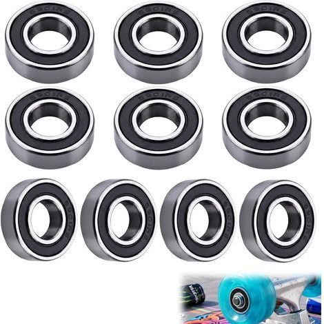 10PCS Roulements à Billes 6901 2RS en Acier Durable,Dimensions 12x24x6mm, Roulements à Gorge Profonde avec Double Étanchéité pour Projets DIY,Machines,Motorisations et Diverses Applications Mécaniques (1/5)