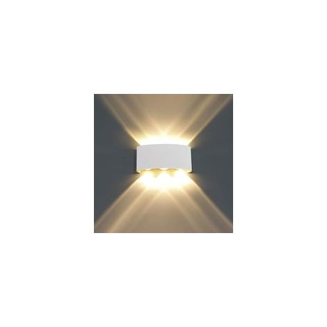 Applique Murale LED Moderne 6W Blanc Chaud A+ Pour Salle De Bain Couloir Chambre Salon Escalier Porche Éclairage Intérieur Design Élégant (1/4)