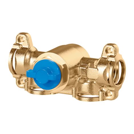 Dispositif d'arrêt général inspectable (bouton bleu) Caleffi 359192 Oro