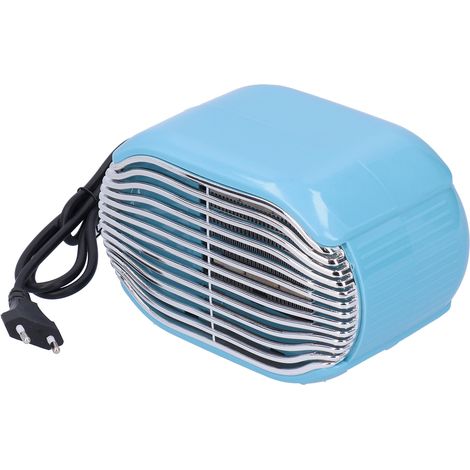 Mini chauffage de bureau électrique d'hiver 800 W, chauffage soufflant rapide et écoénergétique, 220 V, bleu UE (1/5)