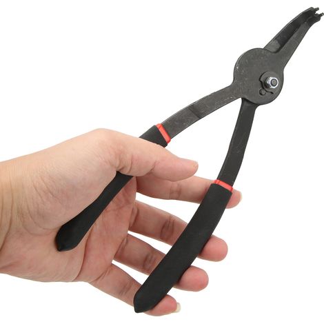 9-Zoll-Außenringzange, universeller Komfortgriff, 90°-Winkel, für Kfz- und mechanische Reparaturen (1/5)