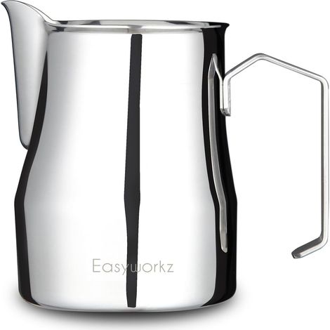 Pichet à expresso en acier inoxydable pour café moussant ou lait, 450 ml (1/5)
