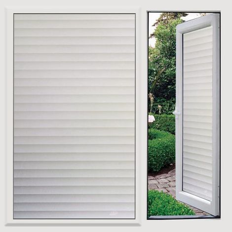 Film de protection de la vie privée pour fenêtres, semi-transparent, 45 cm x 1 m, dépoli. (1/5)