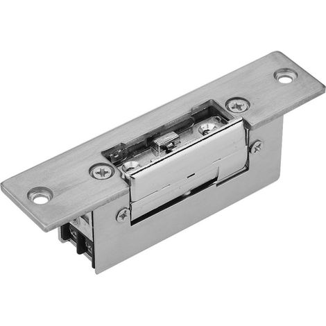 Elektrischer Türöffner, hochfestes elektronisches Einsteckschloss, einstellbar für Edelstahltüren, Holztüren, Bürogebäude (1/5)