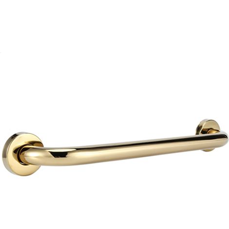 Barre d'appui de baignoire en acier inoxydable plaqué or, accessoire de salle de bain, 40 cm (1/5)