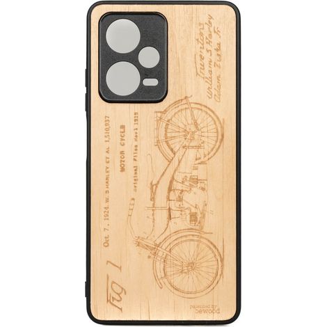 Bewood Redmi Note 12 Pro Plus 5G Custodia in legno HARLEY PATENT ANIEGRE (1/2)