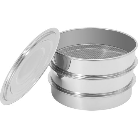 YISSALE-Boîte à graines en acier inoxydable, 3 tasses (diamètre 20 cm), boîtes de germination, sprouters, boîtes à graines en acier inoxydable, boîtes de germination (1/5)